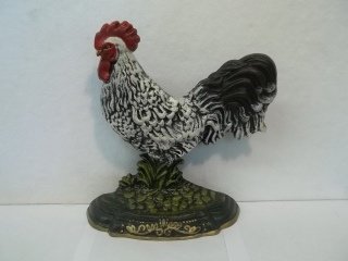 12" Cast Iron Rooster Doorstop: 12" Cast Iron Rooster Doorstop