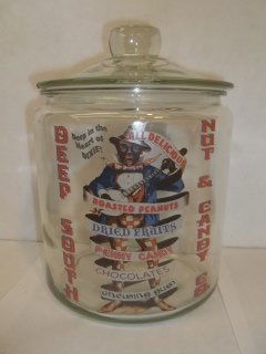 10" Deep South Nut & Candy Jar: 10" Deep South Nut & Candy Jar