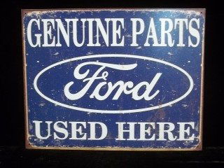 Ford Sign: metal 12 x 16
