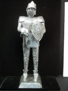 38" Tin Knight In Armor: 38" Tin Knight In Armor