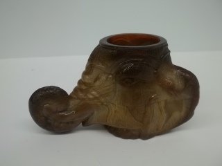Boyd Caramel Slag Elephant Toothpick