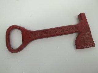 Dixie Beer Cast Hatchet Bottle Opener