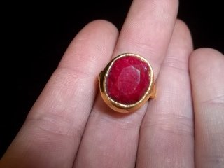 Genuine Ruby Ring