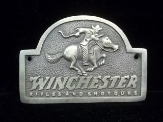 Brass Winchester Plate 5 Inch: Brass Winchester Plate 5 Inch