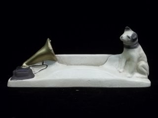 Cast RCA Nipper Record Holder 13 inch: Cast RCA Nipper Record Holder 13 inch