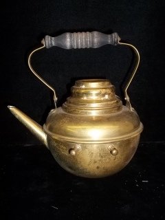 Old 1892 Brass Teapot: Old 1892 Brass Teapot