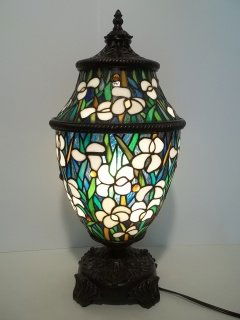 Jj Peng Modern Stained Glass Lamp 22 Inch