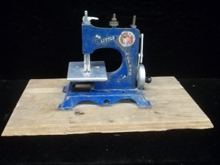 Old Little Mother Sewing Machine: 8 inch not including the board it is on