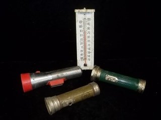 Old Thermometer Flashlight Lot
