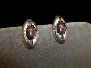Felix Perry Navajo Purple Spiny earings: great spiny oyster earings sterling silver