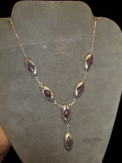 Felix Perry Navajo Purple Spiny Necklace: great purple spiny oyster sterling silver necklace
