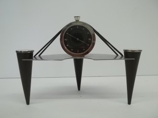 Bluestone Art Deco Style Desk Clock: Bluestone Art Deco Style Desk Clock
