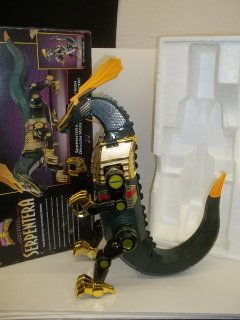 Power Rangers Serpentera Powerzord In Box: Vintage Mighty Morphin power rangers serpentera powerzord 100% Complete in box with styraphome