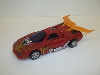 Transformers Autobot Hot Rod: Could be G1 as it is marked 1986, but im not sure if it is original so bid accordingly