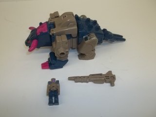 1988 G1 Horri-Bull w Kreb Complete Transformers: complete with headmaster kreb and weapons, nice condition