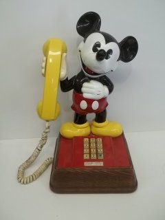 15" Vintage Mickey Mouse Phone