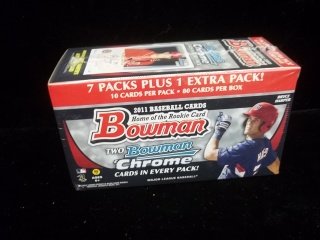 2011 Bowman Blaster Box Sealed Harper Auto?: Could contain one of the hottest MLB rookie autographs out there, Bryce Harper....