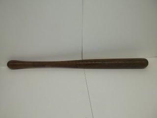 Late 1800's Pennant Baseball Bat Virgil Jackson: great old 32 inch late 1800's pennant baseball bat with Virgil Jackson carved into the stock, great petina, rare bat