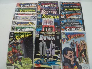 20 Comics Batman Superman Etc Lot VF-NM