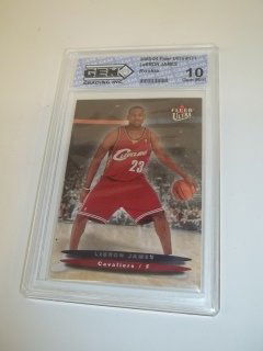 Lebron James Gem 10 Fleer Ultra RC Card #171