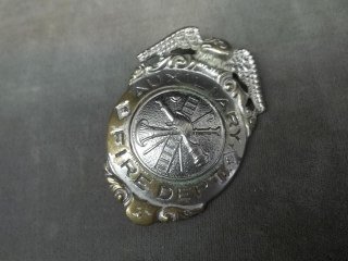 Auth Aux Fire Dept Badge