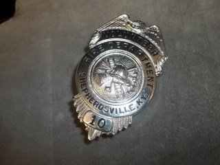 Auth Shepherdsville KY Fire Dept Badge