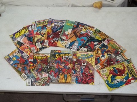 Spiderman GI Joe Superman Comic Lot