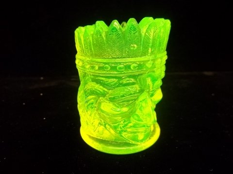 Vaseline Indian Toothpick Holder
