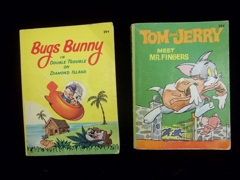 1967 Big Little Books Bugs Bunny, Tom & Jerry: These vintage Big Little Books are in excellent condition with all pages accounted for - books are nice and square and tight with no tears or soiling.
