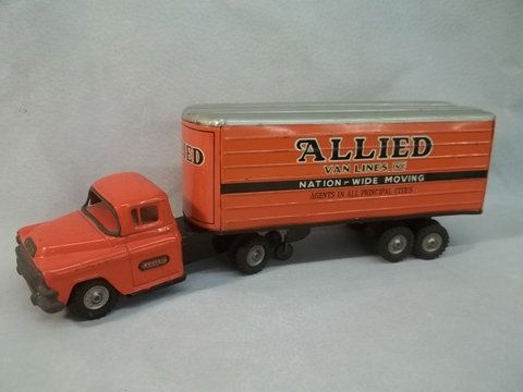vintage allied van lines toy truck