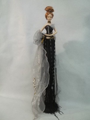 Duck House Heirloom Doll Beautiful: 16 inch, with porcelain top, very collectible with beaded gown
