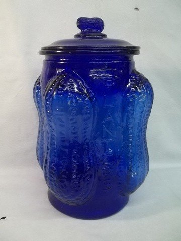 Cobalt Planters Peanut Jar 15 Inch: Cobalt Planters Peanut Jar 15 Inch