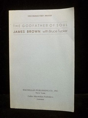 1986 James Brown Uncorrected Proof Book