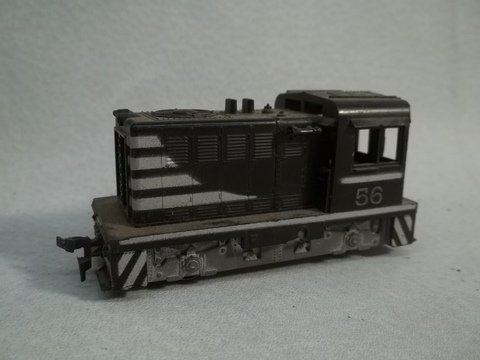 Old Hustler Model Train Engine
