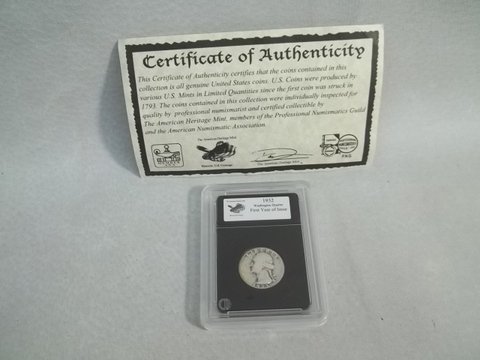 1932 US Silver Quarter