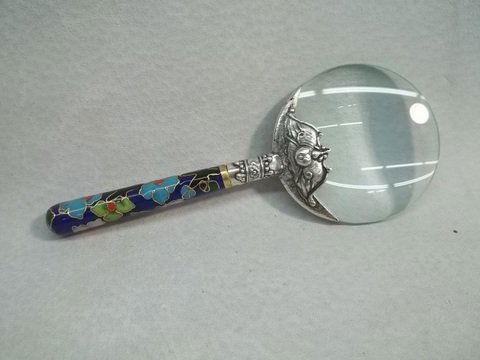 Cloisonee Hand Mirror 6 inch