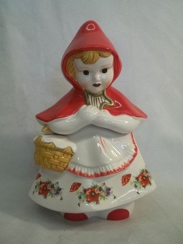 Mccoy Red Riding Hood Cookie Jar 13 Inch