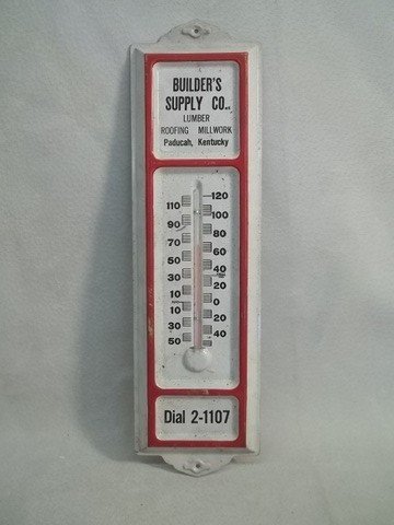 old Paducah KY Thermometer Nice: 13 inch