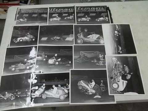 1953 Bill Boaz Midget Car Racing Photos CA