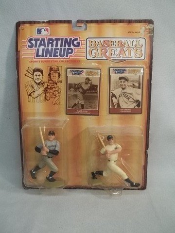 Starting Line Up Figure Babe Ruth Lou Gehrig