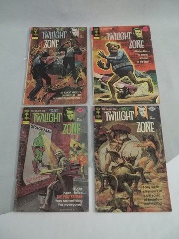 (4) 1970's Twilight Zone Comic Books Aliens & More: you get all 4