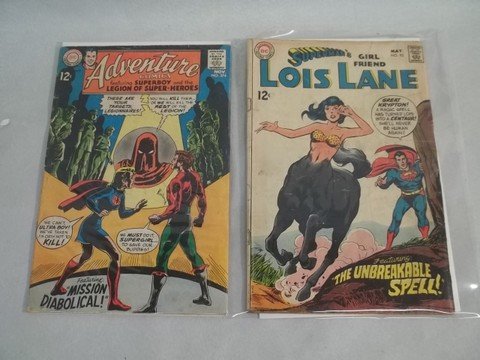 1960's Superboy Superman Lois Lane Comic Books: you get both