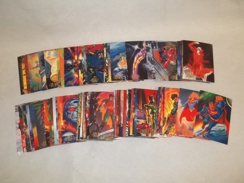 DC Comics Superman & More Trading Card Set 1-90: Complete
