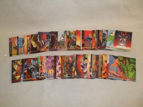 1993 Marvel Masterpieces Trading Card Set 1-90: complete