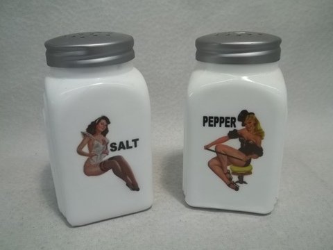 Pin Up Girl Salt & Pepper