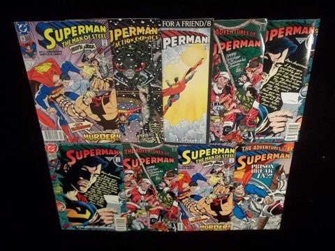 9 Superman Comic Books