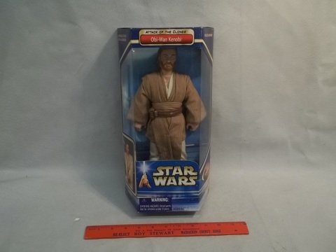 02 Star Wars AOTC Obi wan Kenobi 12" MISB: mint in sealed box