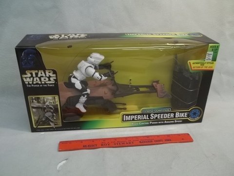1997 Star Wars Imperial Speeder Bike MISB: mint in sealed box