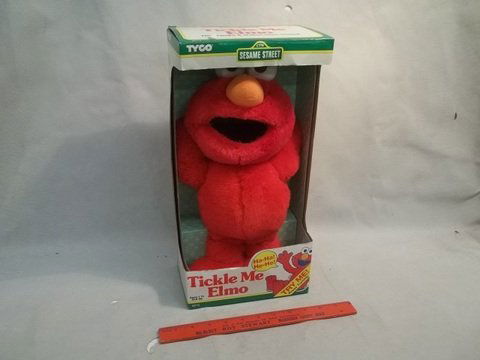 1996 Original 1st Tickle Me Elmo Doll MIB: mint in box, original 1st one!