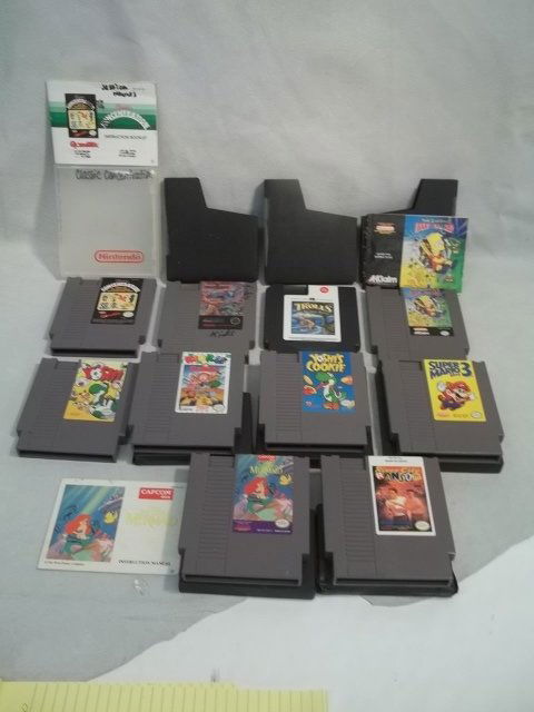 10 Vintage Nintendo NES Games Lot